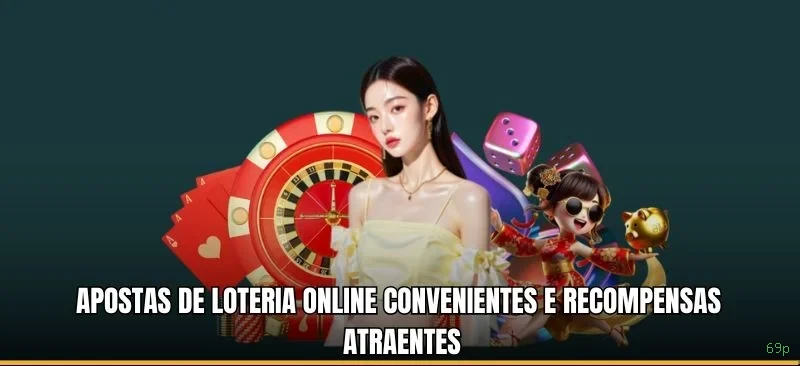 Imagem promocional do cassino online da 69p mostrando jogos ao vivo